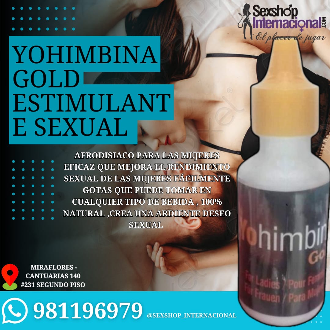 EXITANTE PAREJAS-AFRODISIACO YOHIMBINA-SEXSHOP MIRAFLORES 981196979 